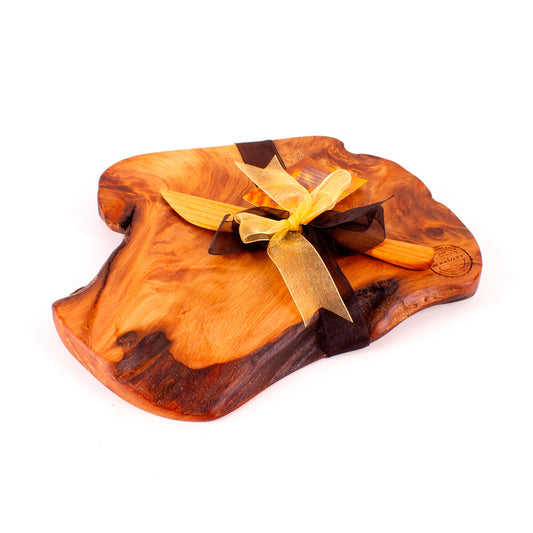 Ancient Kauri Rustic Natural Edge Board and Knife Set 953