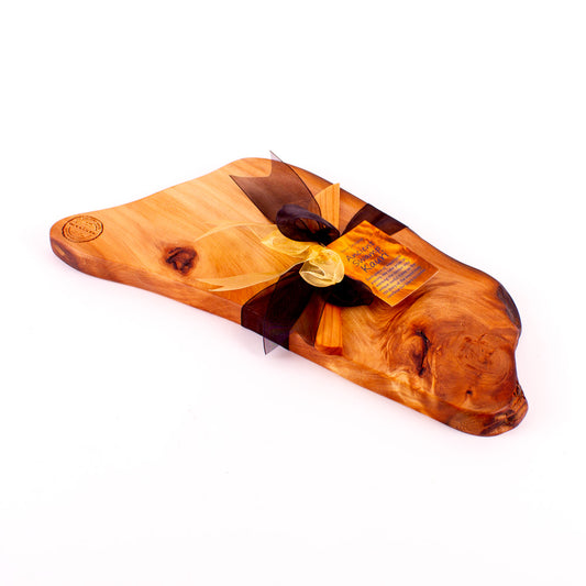 Ancient Kauri Rustic Natural Edge Board and Knife Set 955
