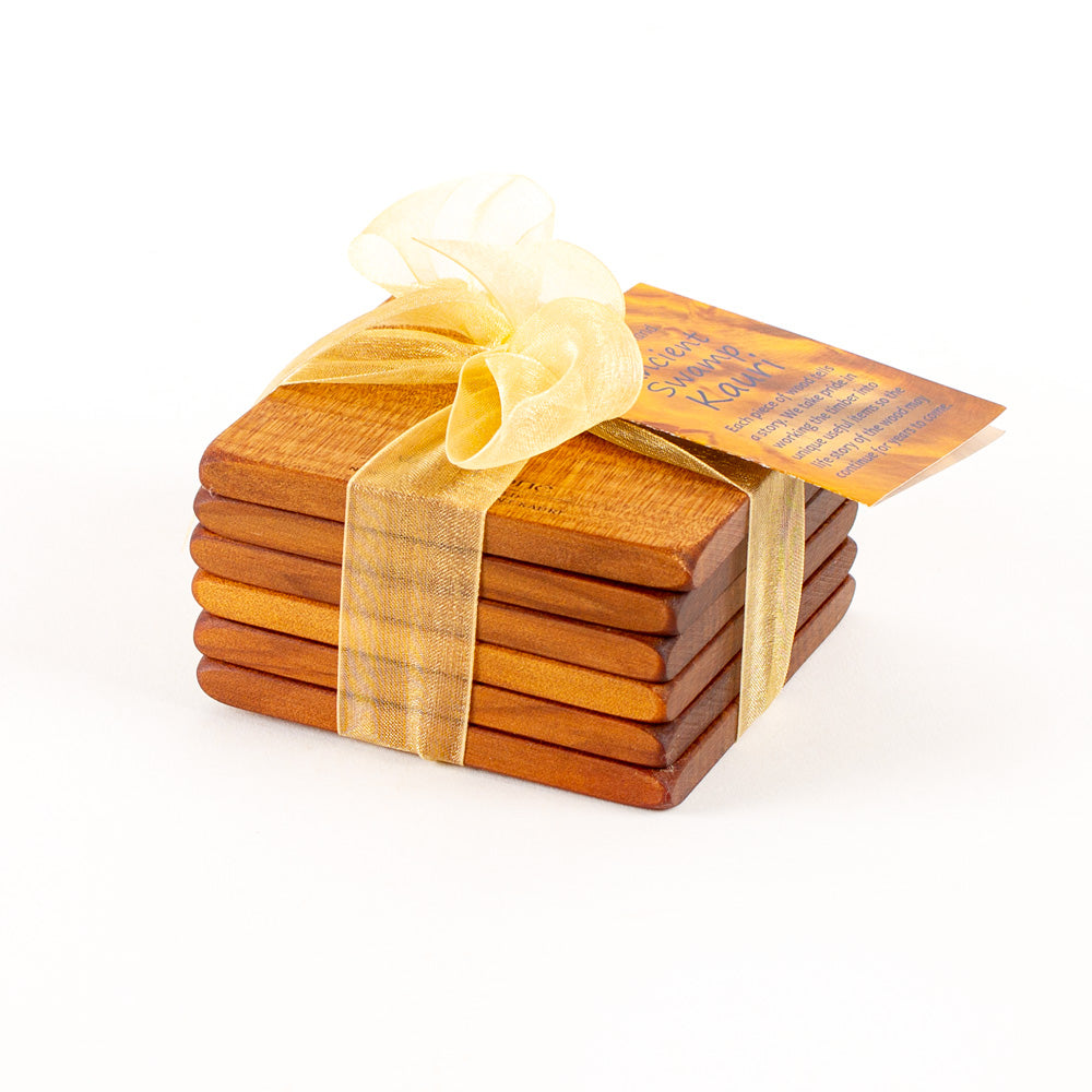 Square Coaster Sets, Ancient Kauri