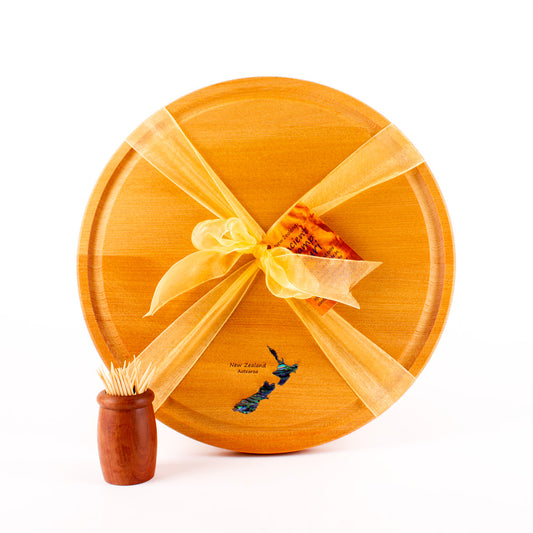 Round Board, 280mm with Paua and Juice Groove