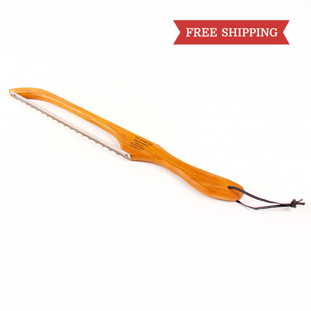 The Great NZ Bread Knife Woodzone NZ Made Woodware and Gifts