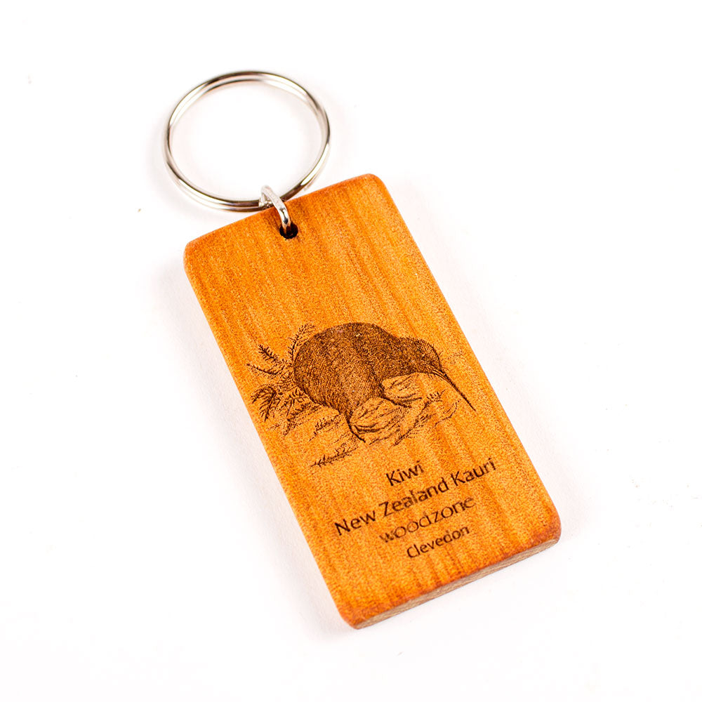 Keyring with Engraved Native Birds