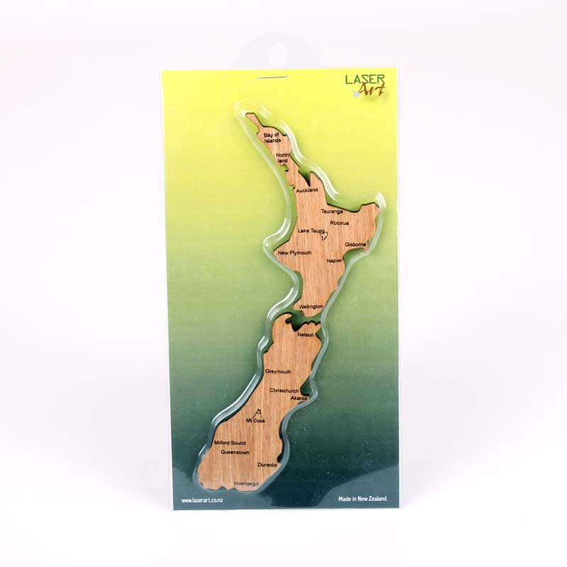 NZ Map Magnet